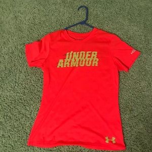 Bright Under Armour running shirt